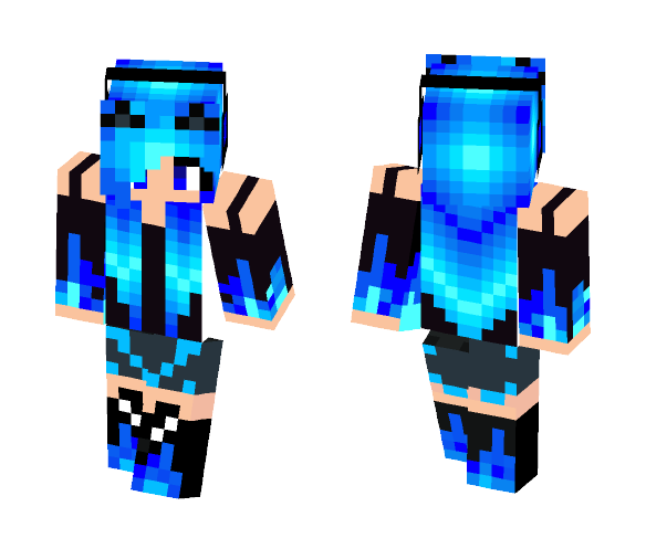 Hatsune Miku Reshaded - Female Minecraft Skins - image 1