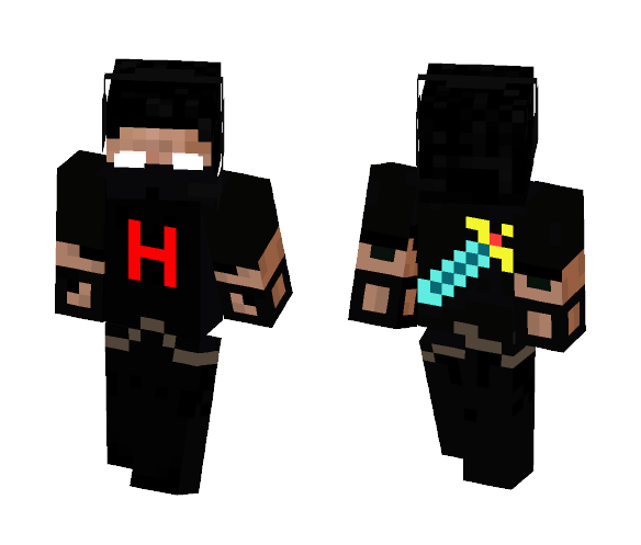 Herobrine warrior - Herobrine Minecraft Skins - image 1