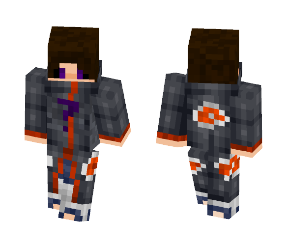 Rinnegan Akatsuki - Male Minecraft Skins - image 1