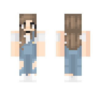 overall tee girl ????