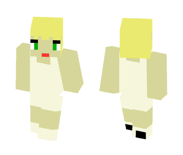 Marilyn Monroe in beige dress - Female Minecraft Skins - image 1