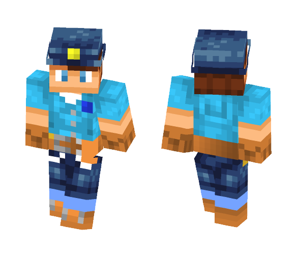 Download Free Fix It Felix Jr. (Wreck It Ralph Skin for Minecraft image 1 Fix It Felix Jr. (Wreck It Ralph - Male Minecraft Skins - image 1