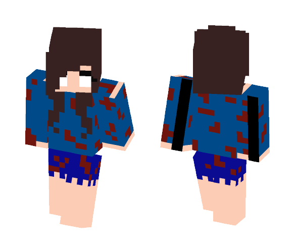 Girl - Herobrine - Girl Minecraft Skins - image 1