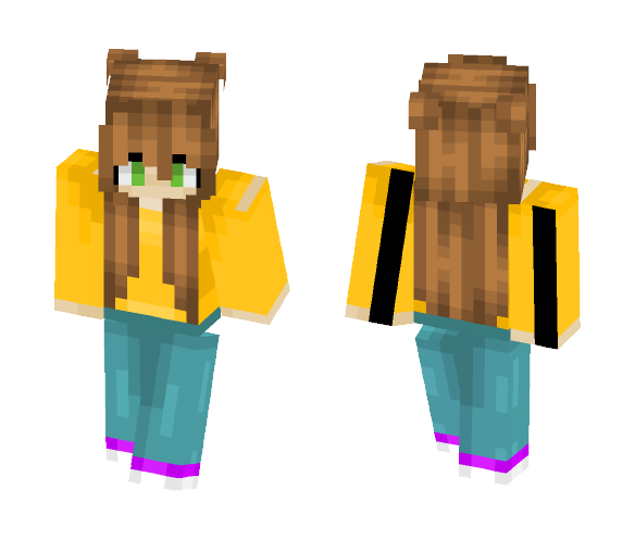 Yellow - Female Minecraft Skins - image 1