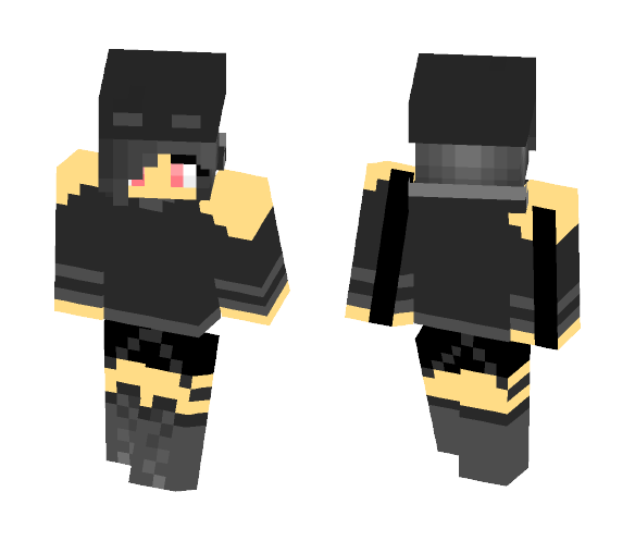 Wither Skeleton - Female Minecraft Skins - image 1