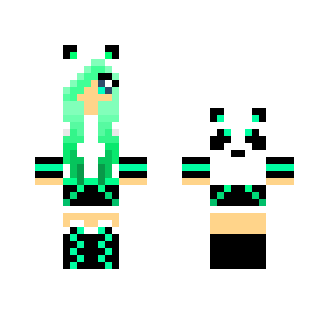 Panda Girl (Teal)