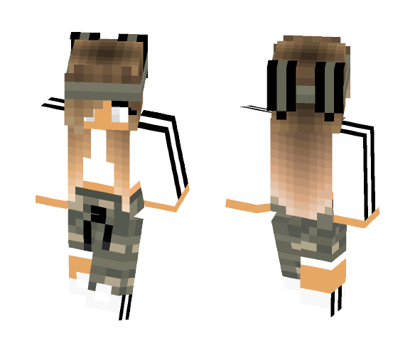 cool girl minecraft skin