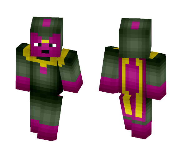 Vision (Shaded): MCU - MrFlameYT - Male Minecraft Skins - image 1
