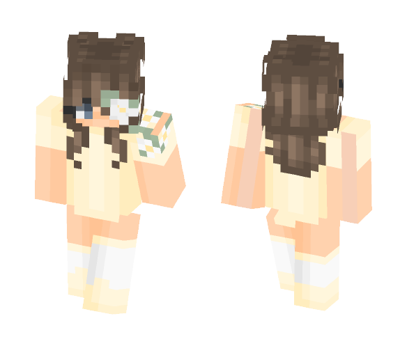 yellow flower girl ???? - Girl Minecraft Skins - image 1