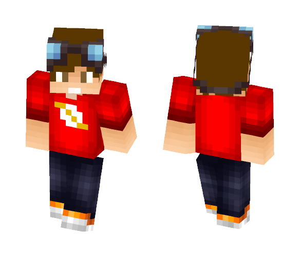 Flash kid - Male Minecraft Skins - image 1