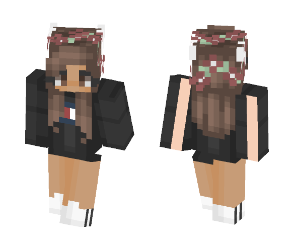 trade ; @leafumeafu - Female Minecraft Skins - image 1