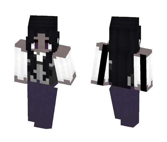 ⊰ Dark Elf Librarian⊱ - Female Minecraft Skins - image 1