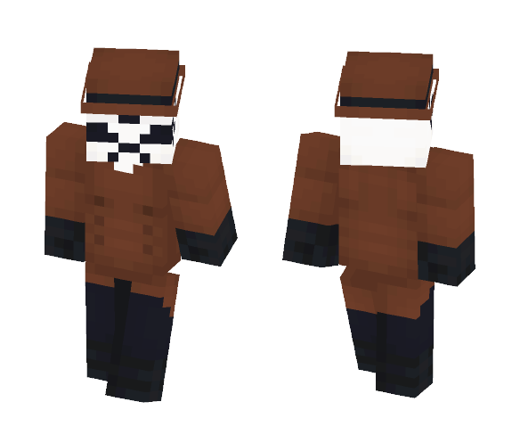 Rorschach (Watchmen) - Male Minecraft Skins - image 1