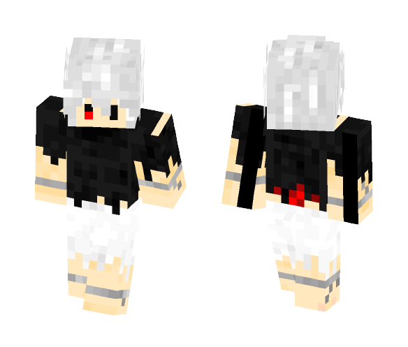 Kaneki ken - Male Minecraft Skins - image 1