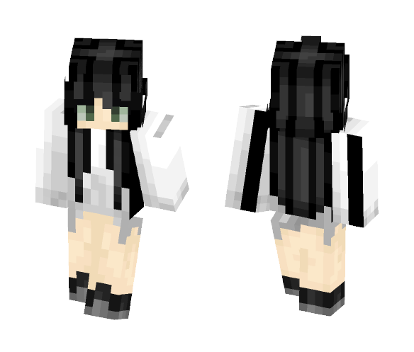 Download Free Shades Of Gray Girl Skin for Minecraft image 1 Shades Of Gray Girl - Girl Minecraft Skins - image 1