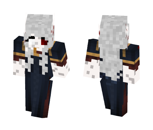 Download Free Ghost of Magaeus - Gown Skin for Minecraft image 1 Ghost of Magaeus - Gown - Female Minecraft Skins - image 1