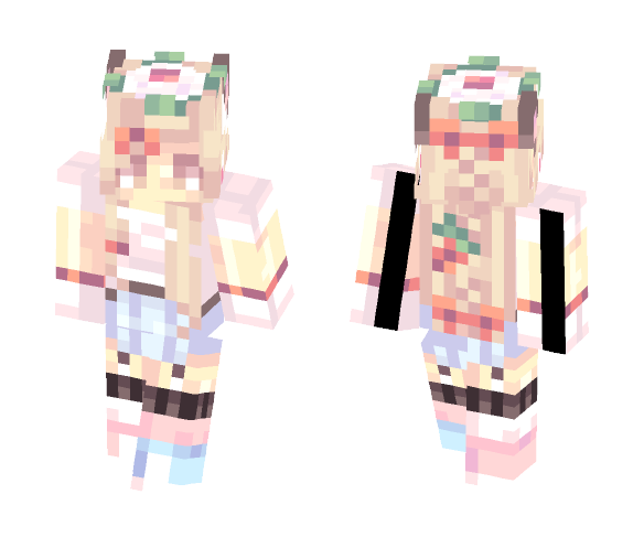 strawberry cake| ???? - Female Minecraft Skins - image 1