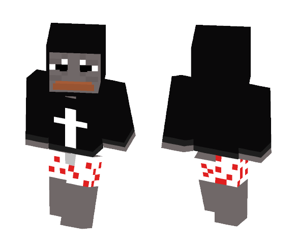 Grey Pepe Skin For Yall - Male Minecraft Skins - image 1
