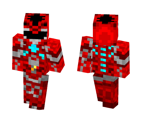 REDPowerRangersMovie2017 - Interchangeable Minecraft Skins - image 1
