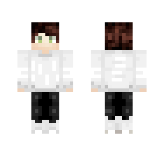 Boy in a white sweater - First post