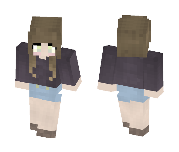 Download Free tumblr girl v(⌒o⌒)v Skin for Minecraft image 1 tumblr girl v(⌒o⌒)v - Girl Minecraft Skins - image 1