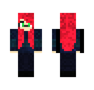 Red Hair [With Dog Ears) - Dog Minecraft Skins - image 2