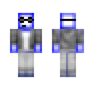 Neon Blue Man - Male Minecraft Skins - image 2