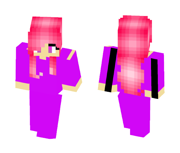 Download Free Bubble Gum Girl Onesie! Skin for Minecraft image 1 Bubble Gum Girl Onesie! - Girl Minecraft Skins - image 1