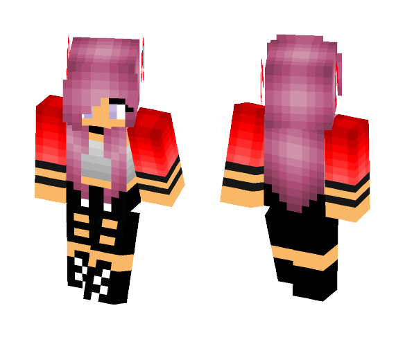 Download Free Motorbike Girl Skin for Minecraft image 1 Motorbike Girl - Girl Minecraft Skins - image 1