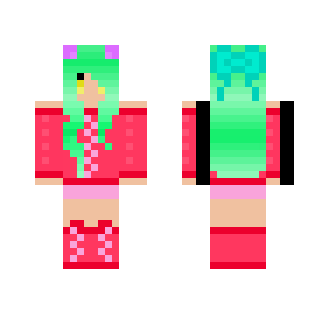 Strawberry Wonderland - Female Minecraft Skins - image 2
