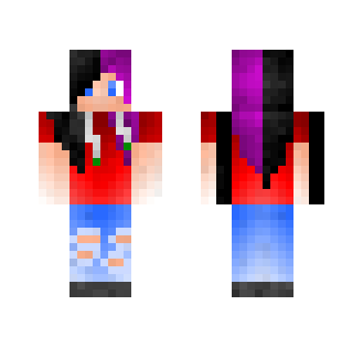 Black/Purple Haired Girl