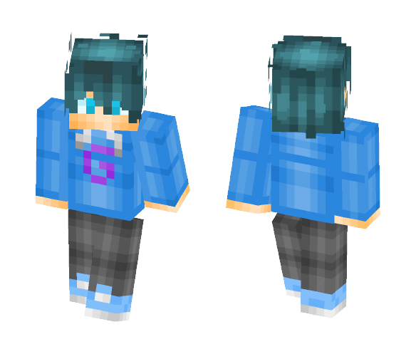 Aqua - Male Minecraft Skins - image 1