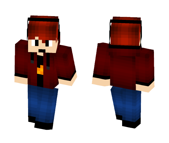 *NEW* MrFlameYT Skin (Shaded) - Male Minecraft Skins - image 1