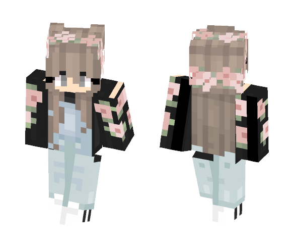 Grey Eyes - Female Minecraft Skins - image 1