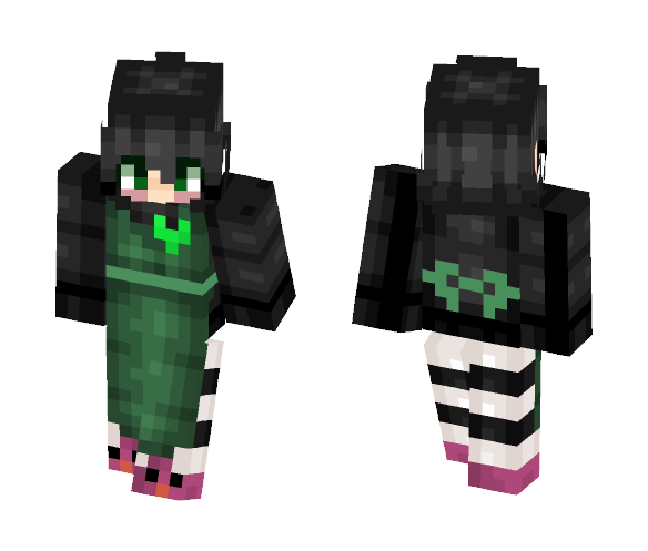 Soul of Kindness [Green soul] - Female Minecraft Skins - image 1