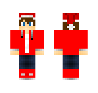 Boy in Red Dress - Boy Minecraft Skins - image 2