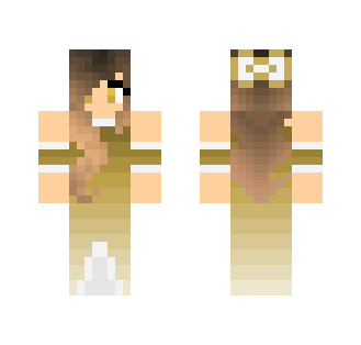 Gold Dress - Female Minecraft Skins - image 2
