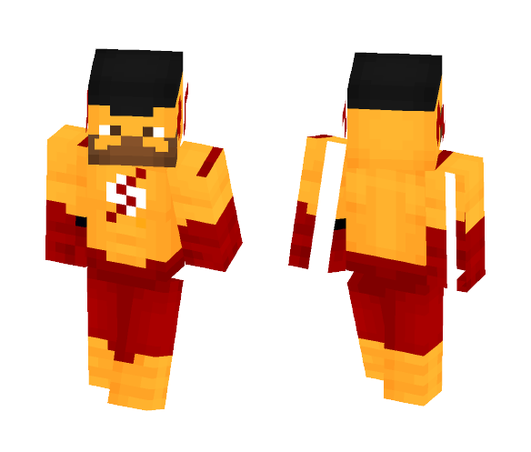 Kid Flash Rebirth - Male Minecraft Skins - image 1