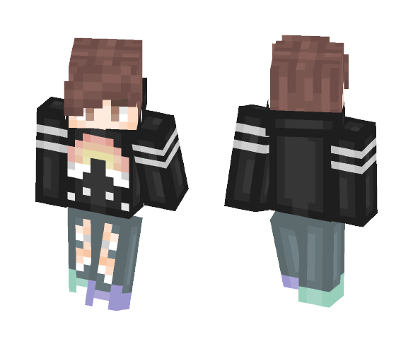Dainty Rainbow - Male Minecraft Skins - image 1