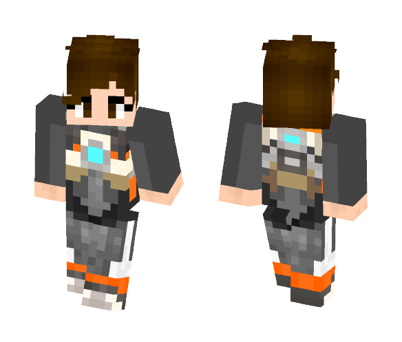 New recurit tracer (Lena Oxton) - Female Minecraft Skins - image 1