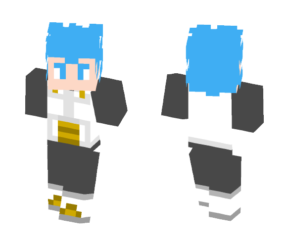 Vegeta(SSJB)(Ressurection F) - Male Minecraft Skins - image 1