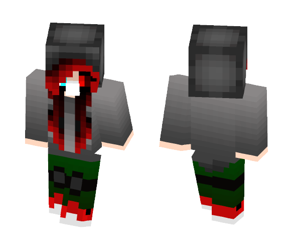 Amber { OC } - Female Minecraft Skins - image 1