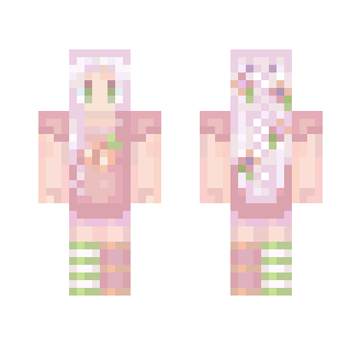 peach blossoms - Female Minecraft Skins - image 2