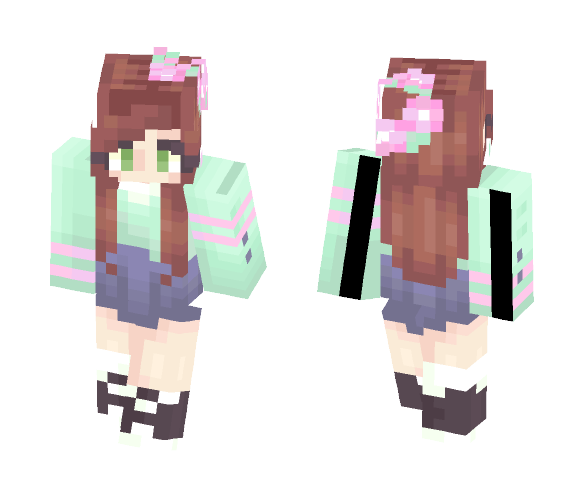 Flora ::Contest Entry: (POP REEEL) - Female Minecraft Skins - image 1