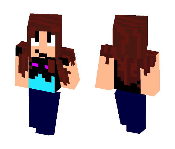 Download Free killed enderman girl Skin for Minecraft image 1 killed enderman girl - Girl Minecraft Skins - image 1