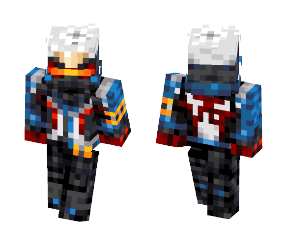 Soldier: 76 [Overwatch] - Male Minecraft Skins - image 1