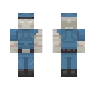 Injured Police Robot.