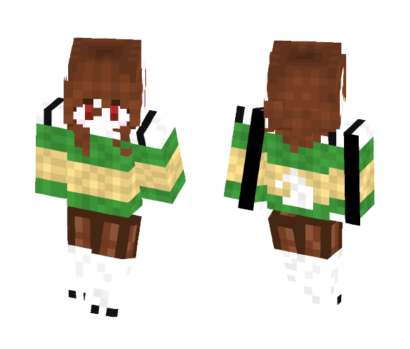 Chara Dreemurr (Overtale) - Female Minecraft Skins - image 1
