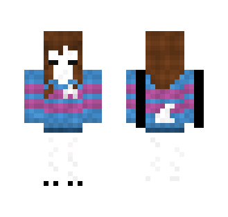 Frisk (Overtale) - Female Minecraft Skins - image 2