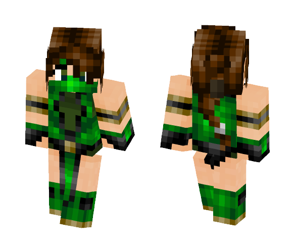 Nature warrior - Female Minecraft Skins - image 1